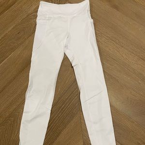 brand new white leggings size s